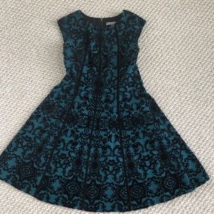 Black and Teal dress